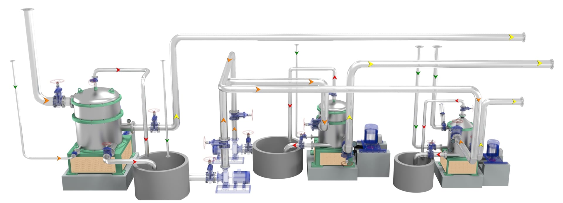 Coarse Screen VSM Process Flow Diagram